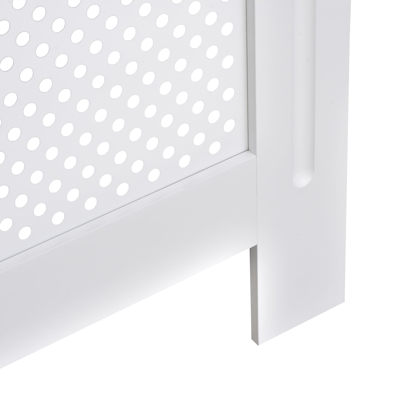Radiator Cover Heating Cabinet Solid Mdf White | Small | White
