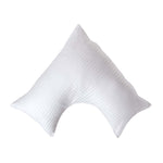 Egyptian Cotton Super Soft V Shaped Pillowcase 330 Tc | V Shape | White