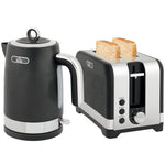3000w Rapid Boil Kettle And Toaster Set With Otter Thermostat | Black