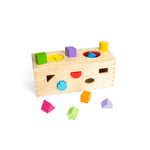 10pc Wooden Mystery Box Shape Sorter