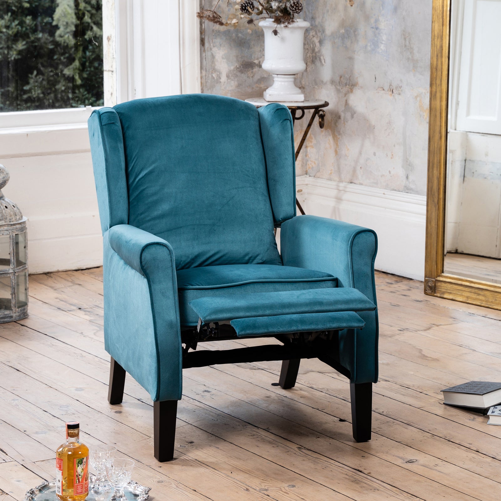Barksdale Recliner Armchair | Teal