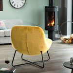Merced Fabric Accent Chair | Yellow