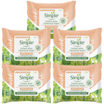 Protect 'n' Glow Instant Cleansing Wipes For Dull & Tired Skin, 5pk | Set of 5