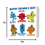 Mr Men & Little Miss You Are...' Father's Day Card Official Product