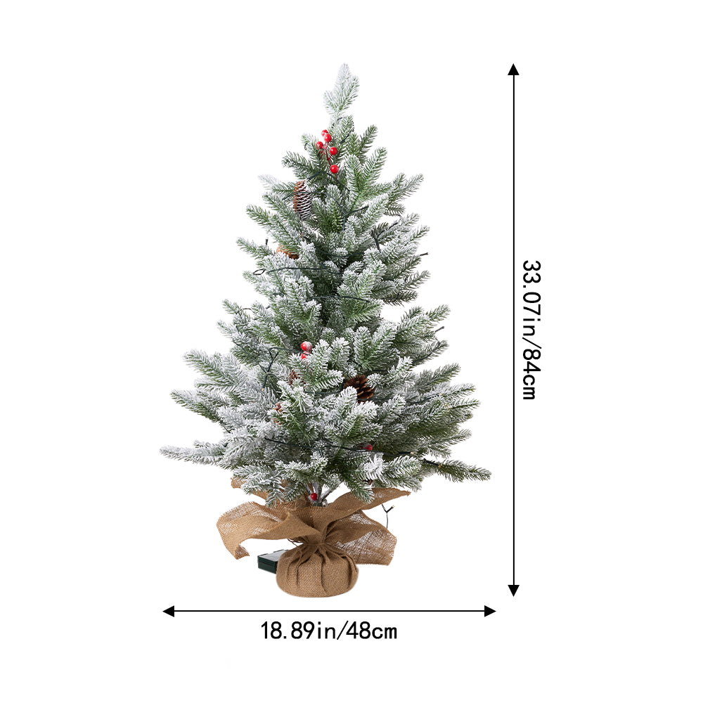 84cm Mini Christmas Tree With Lights