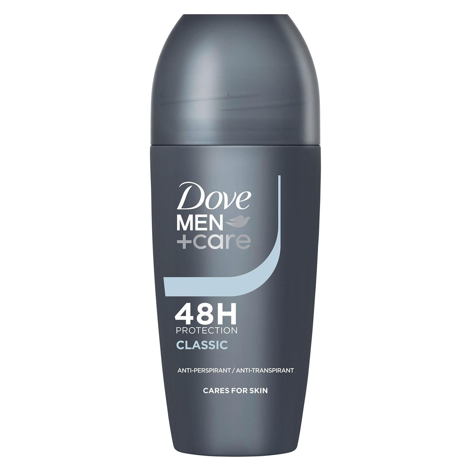 Men+care Roll On Classic Antiperspirant Deodorant 48h Protection, 12x50ml