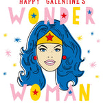 Wonder Woman 'galentines' Valentine's Day Card Official Product