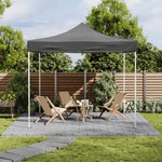 Pop-up Canopy Tent, Portable Outdoor Gazebo With Steel Frame For Garden | Black