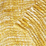 Ophelia Soft Throw With Tassels | 125cm x 150cm | Yellow