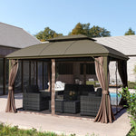 3.65x3m Hardtop Steel Gazebo