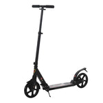 Folding Kick Scooter 2 Big Wheels Adjustable  Adult Teens | Black