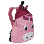 Childrens/kids Roary Animal Unicorn Backpack | One Size | Pink