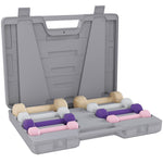 10kg Dumbbell Weights Set With Carry Case | Multi Colour