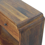 Ellington Console Table, 2 Drawers, 2 Open Shelf, Brown