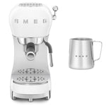 Ecf02 Espresso Machine With Milk Frothing Jug Set | White