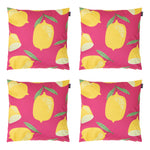 Fruit Print Set Of 4 Outdoor Cushion