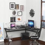 L-shaped Corner Computer Desk Laptop Workstation Pc Table