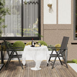2pcs Folding Chair W/ Breathable Mesh Back And Seat | Black