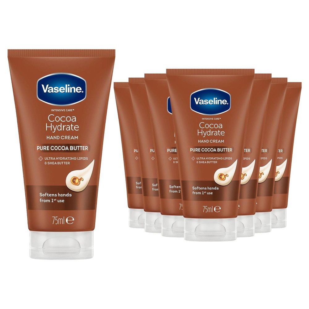 Intensive Care Hand Cream Pure Cocoa Butter Hydrate 75ml | Set-of-8