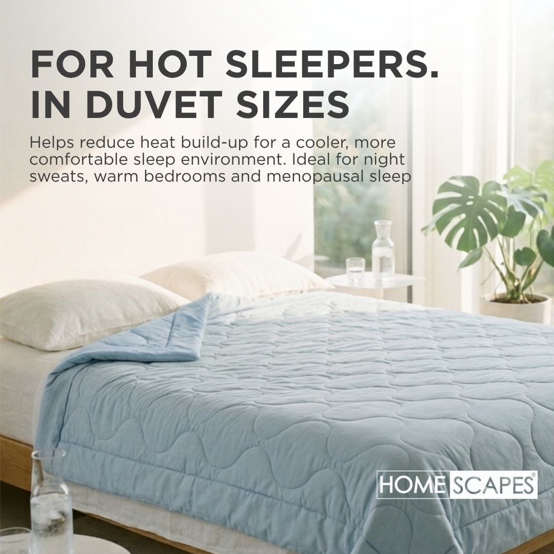 Cooling Blanket, Summer Coverless Duvet | EU Single | Blue