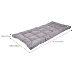 Quilted Mattress Topper With Thick 10cm Padding – Soft Brushed Fabric, Breathable Support & Secure Fit Straps | Super King | Grey