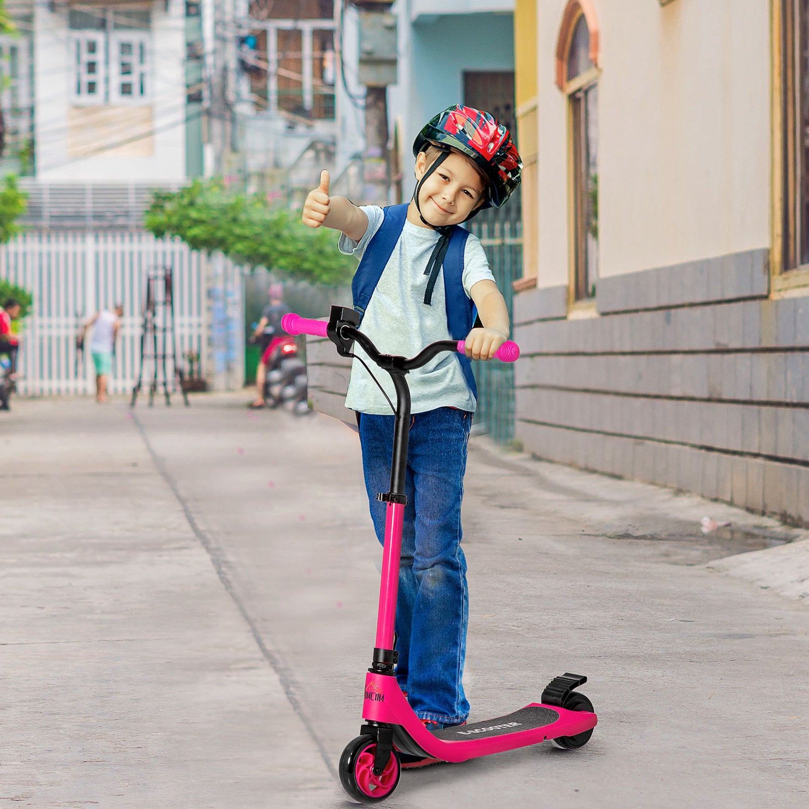 Electric Scooter 120w E-scooter W/ Battery Level Display | Pink