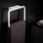 Towel Ring, White Matt, Wall-mounted, 20 Cm. Collection Bwc