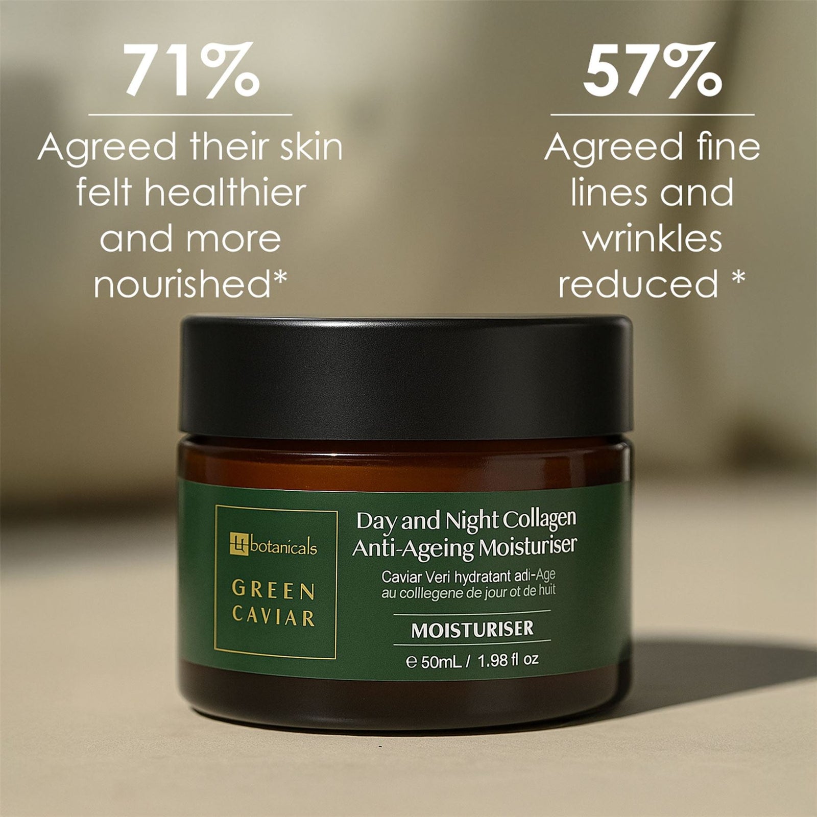 Green Caviar Day & Night Anti-ageing Moisturiser 50ml For Hydration And Nourishment