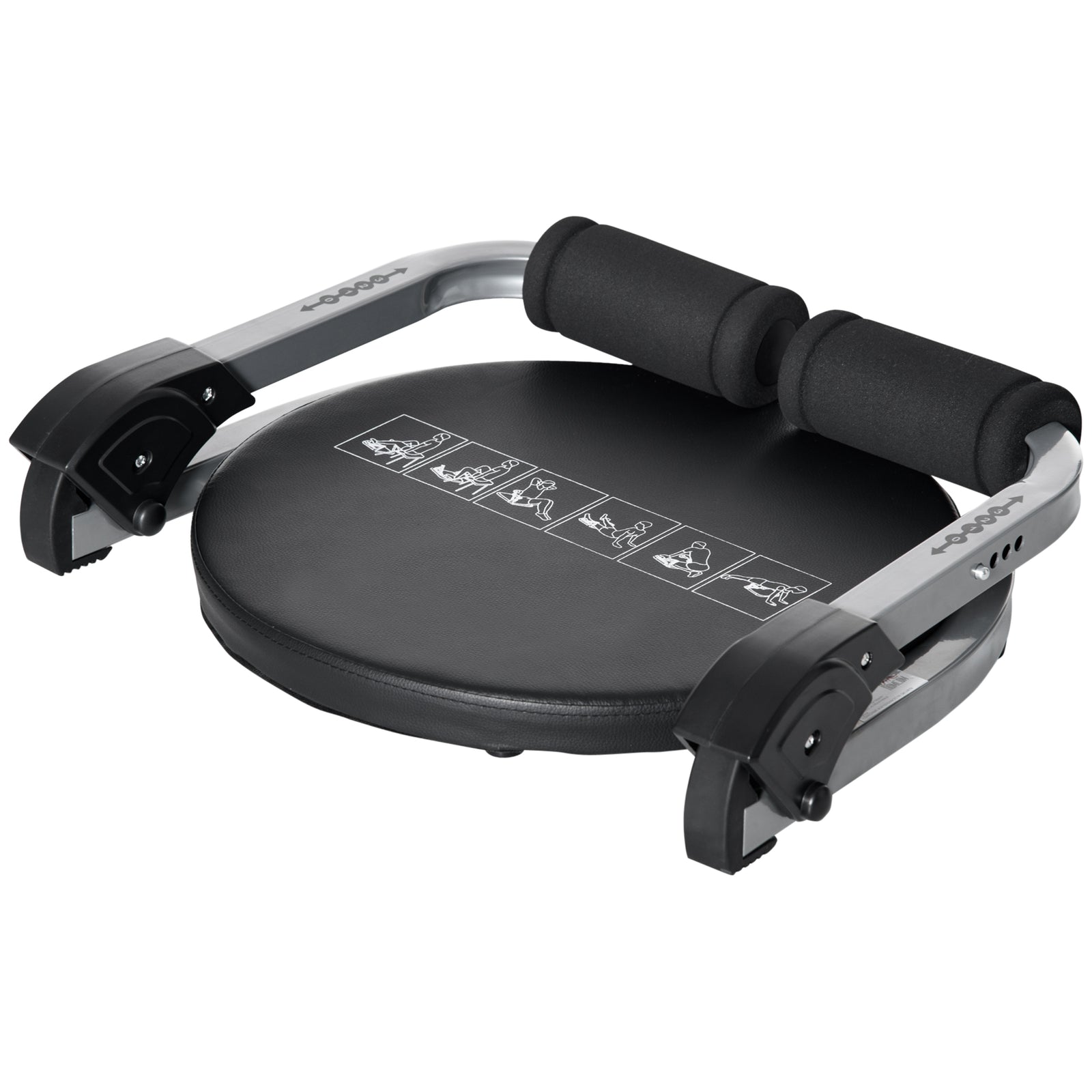 Foldable Ab Machine Abs Trainer | Black