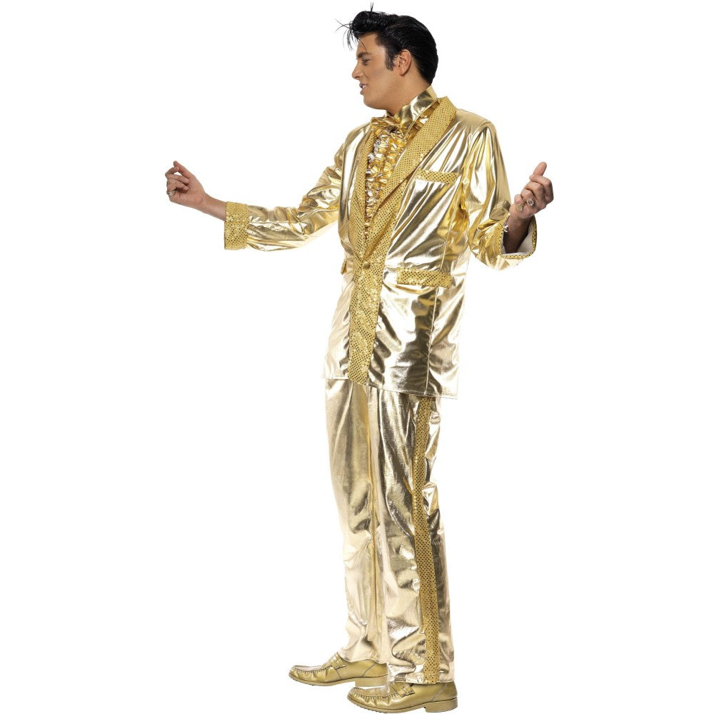Elvis Costume, Gold | Large