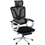 Mesh Chair W/ Foot Rest Headrest