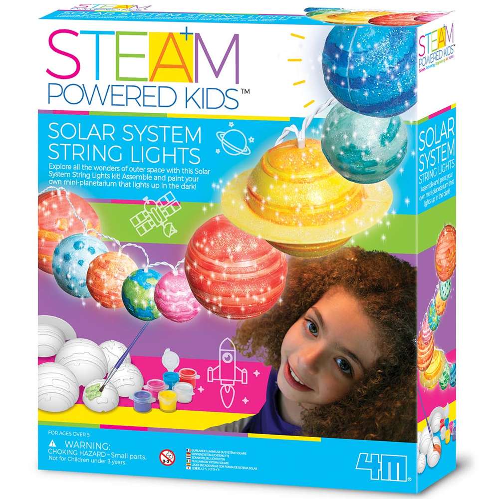 Steam Powered Kids - Solar System String Lights