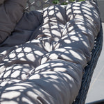 Alston Double Garden Hanging Egg Chair | Light Grey