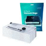 8 Pack Vacuum Bags - Black
