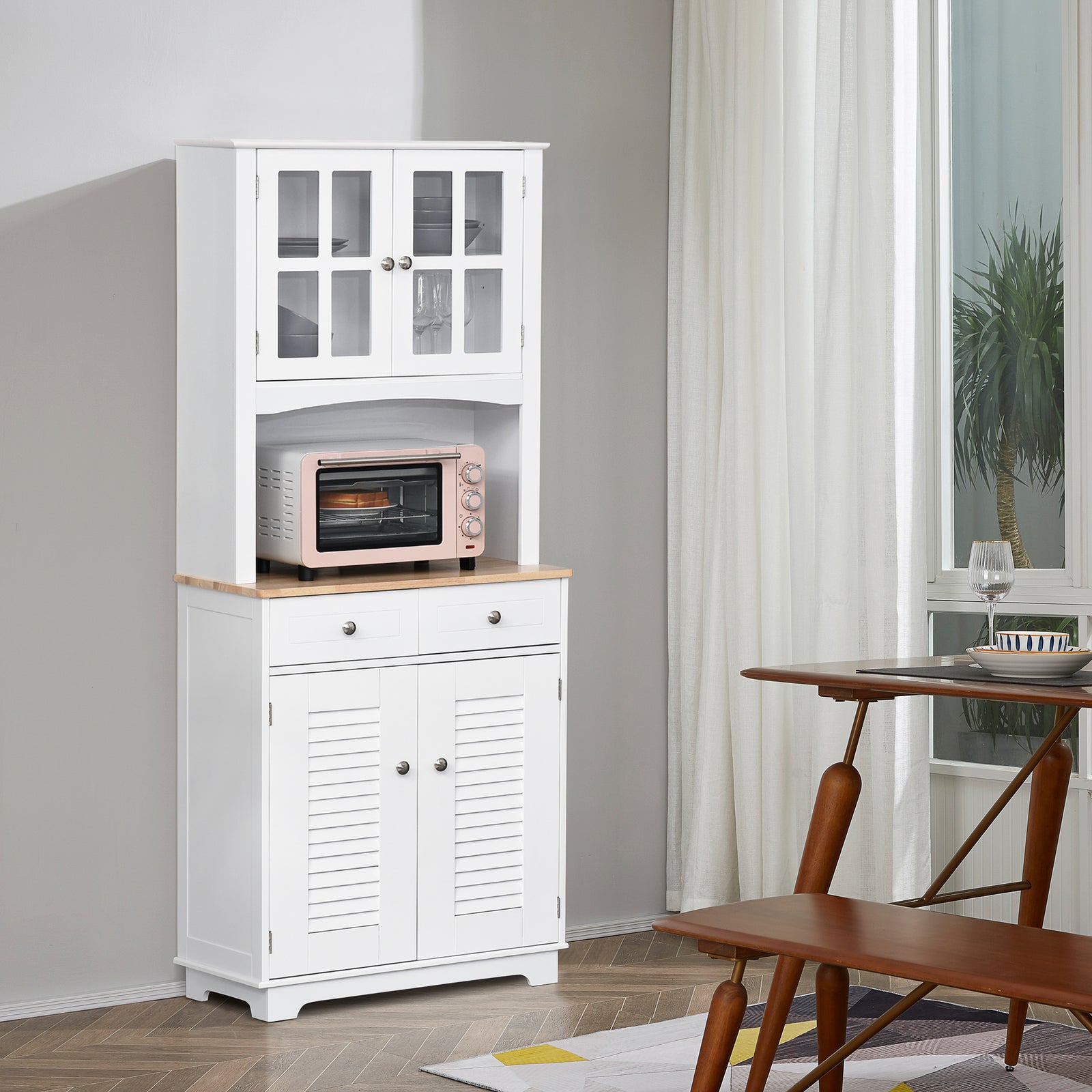 Kitchen Cupboard Storage Cabinet   Adjustable Shelves