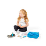 Kids Dentist Set - 12 Wooden Play Pieces & Carry Bag