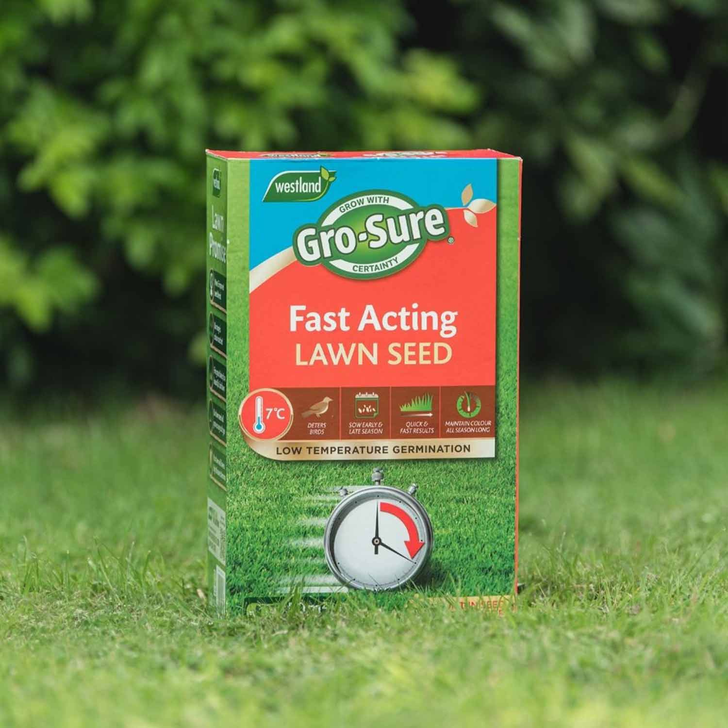 Fast Acting Lawn Seed - Fast-germinating, Hard-wearing Blend | 1 x 30sqm