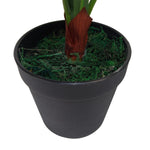 Artificial Bird Nest Fern Plastic Weighted Pot 60cm Realistic House Plants Botanik