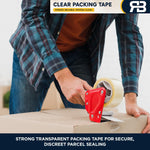 Aquarius Clear Packing Tape 48mm X 66m Strong Parcel Box Tape