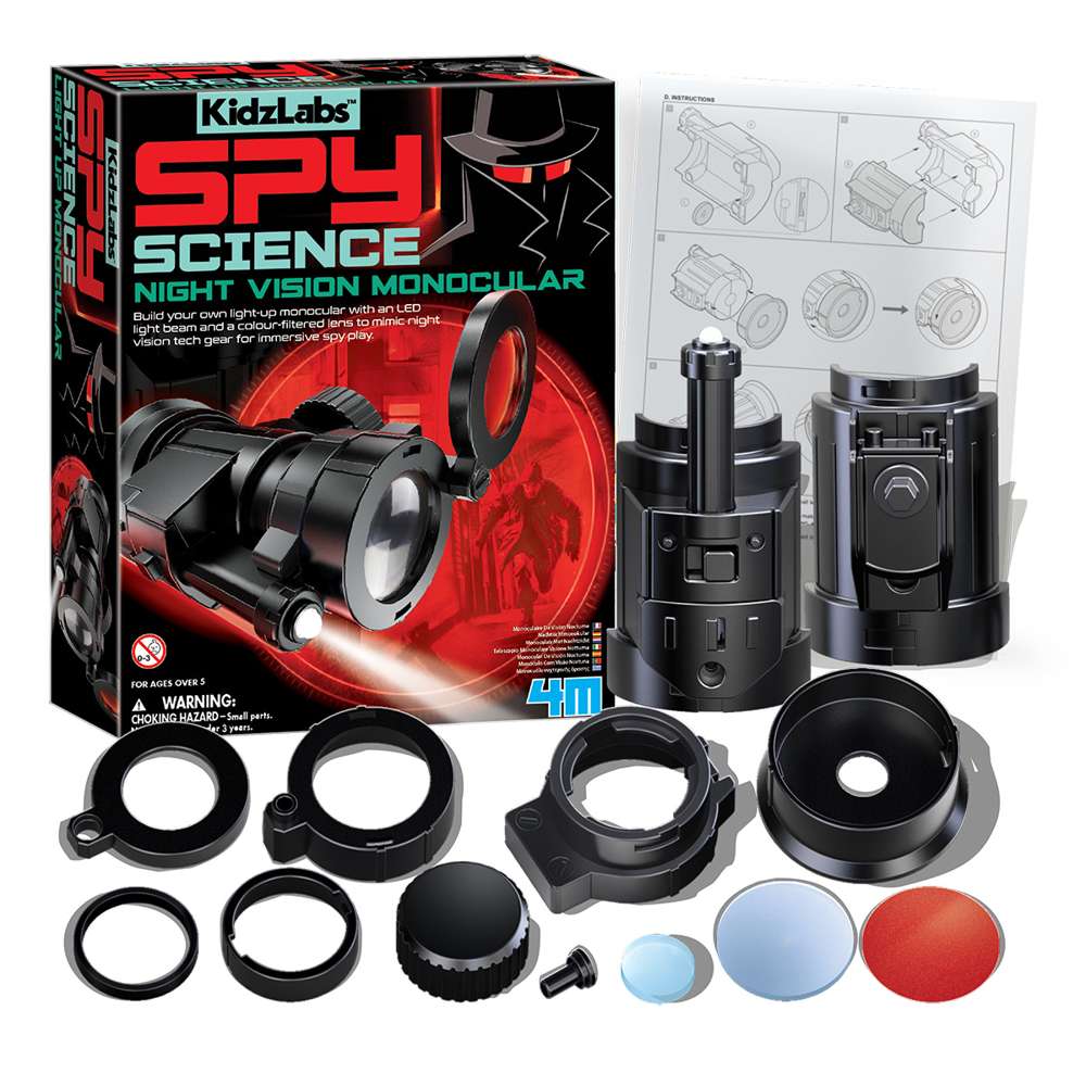 Kidzlabs - Spy Science - Night Vision Monocular