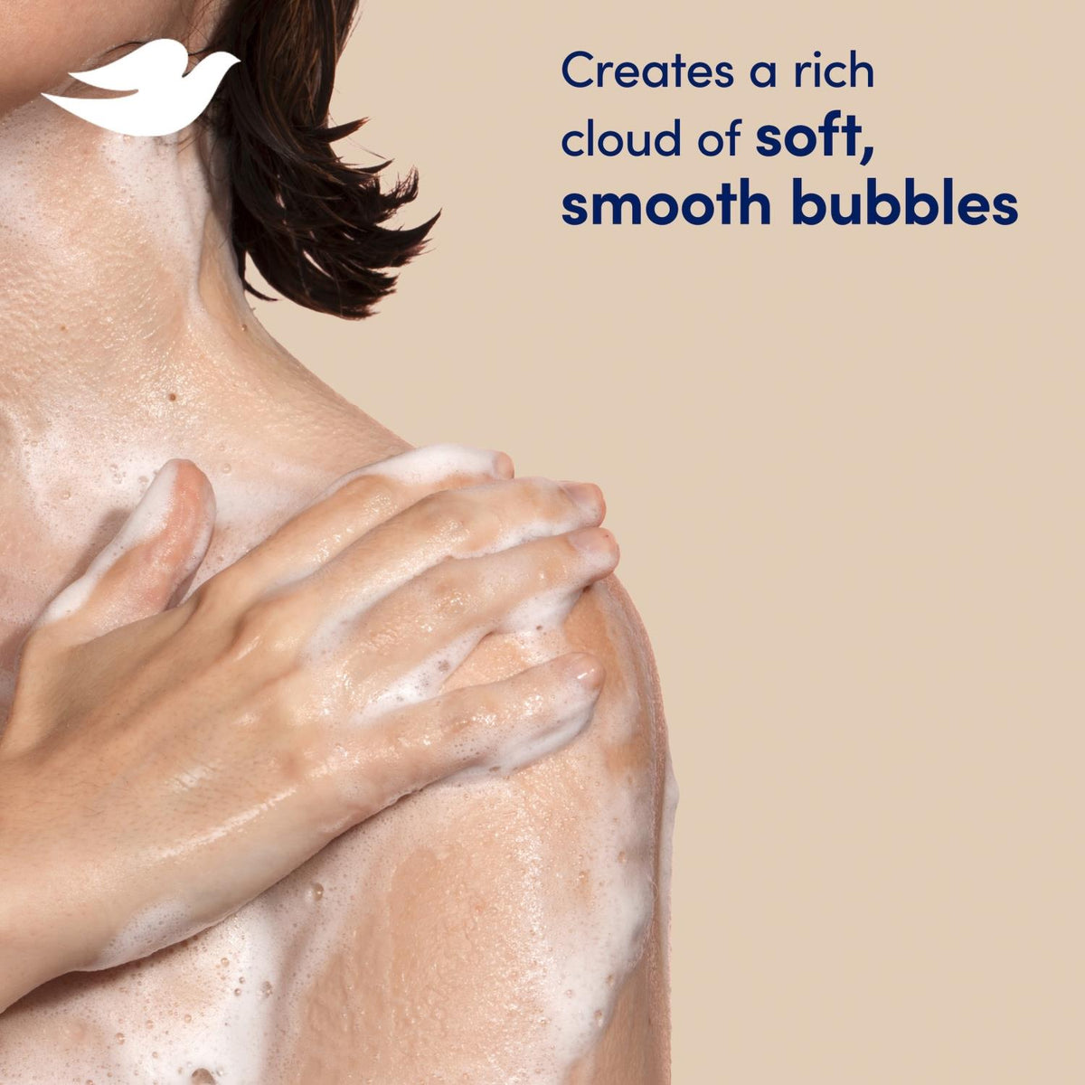 Caring Bath Soak - Almond Cream & Hibiscus, 1/4 Cream, 3 X 450ml