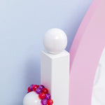 Kids Dressing Table With Mirror And Stool, For Ages 3-6 Years - Pink | Pink