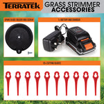 20v Electric Battery Cordless Grass Trimmer Strimmer Garden Edger Cutter
