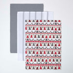 Gonk Christmas Tea Towels Set Of 3