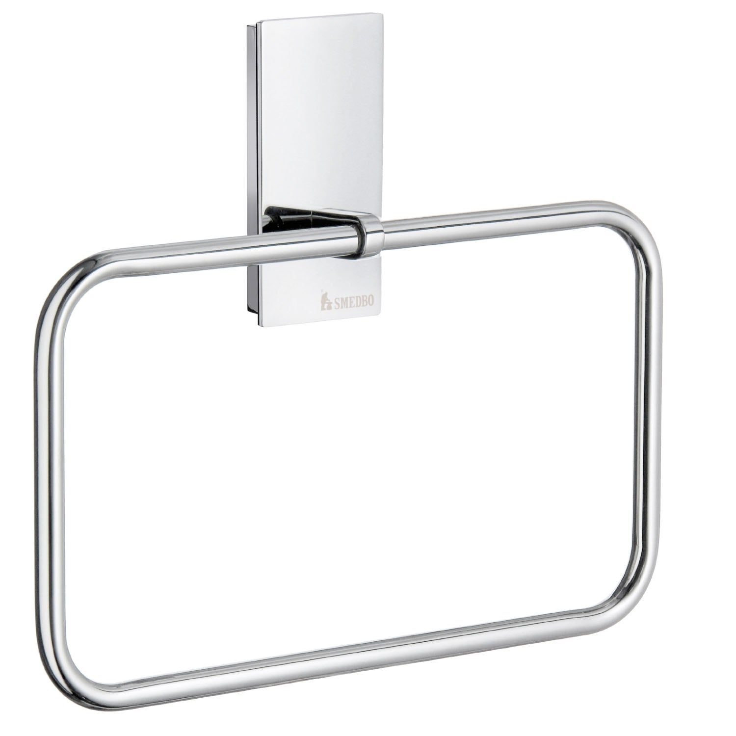 Polished Chrome Wall Mounted Towel Ring Bathroom Storage | Polished Chrome