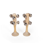 Bigjigs Toys Natural Mini Bell Stick 2 Pack