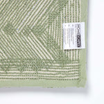 Chevron Geometric Pattern Thick Bathmat | 50 x 80cm | Green