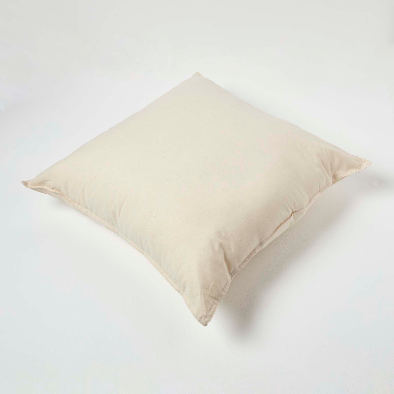 Organic Cotton Cushion Pad | 60cm x 60cm | Beige