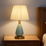 Ceramic & Iron Table Lamp With 5w Bulb