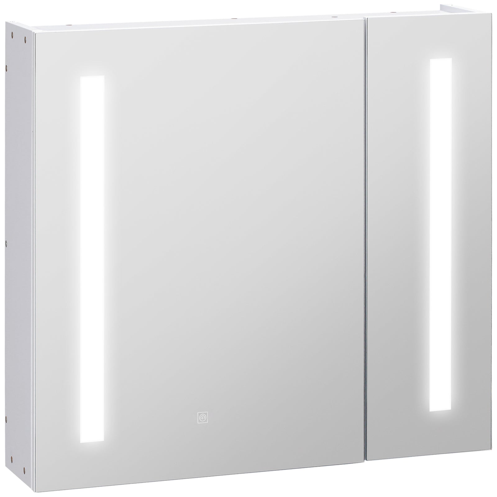 Led Illuminated Mirror Cabinet With Lights, Touch Switch